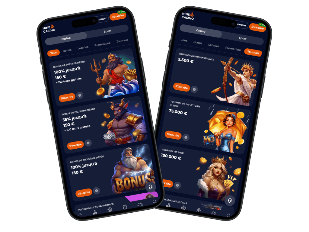 application nine casino